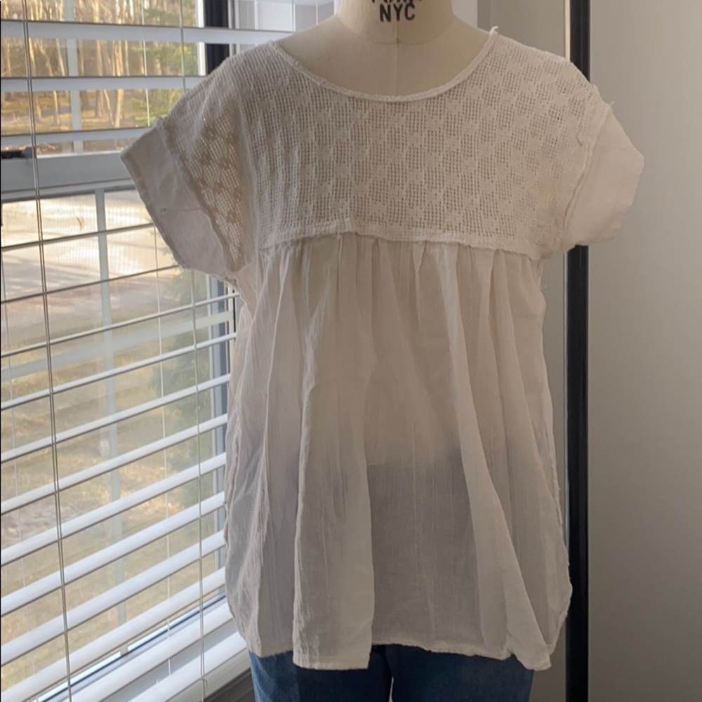 Vintage Victorian babydoll blouse